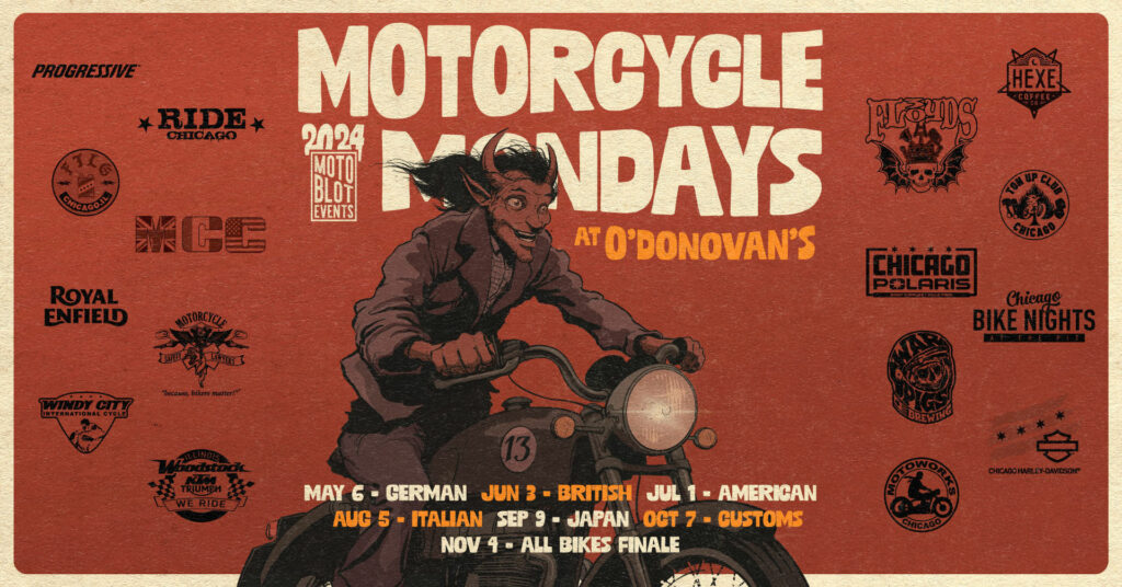 Motorcycle Mondays 2024 dates