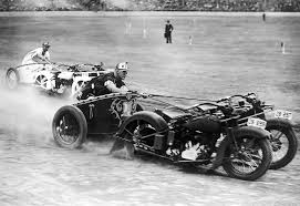 Vintage Motorcycle Chariot Race